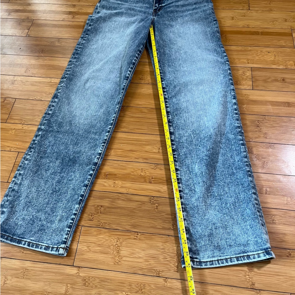 Kut from the Kloth High Rise Sienna Straight Leg Jeans in Stone Wash Denim NWOT - Picture 13 of 16